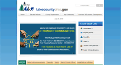 Desktop Screenshot of lakecountyohio.gov
