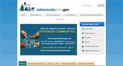 Desktop Screenshot of lakecountyohio.org